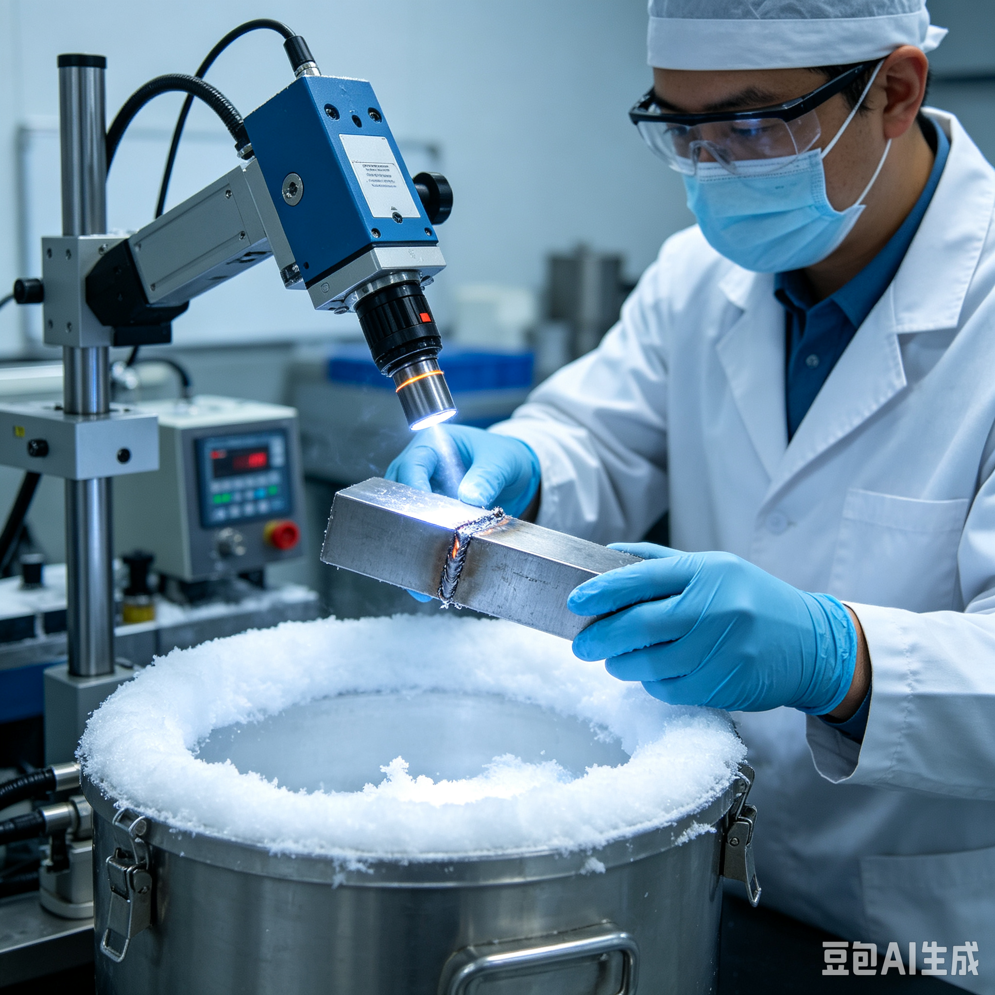 低温工况金属构件，激光焊接后低温韧性验证方法