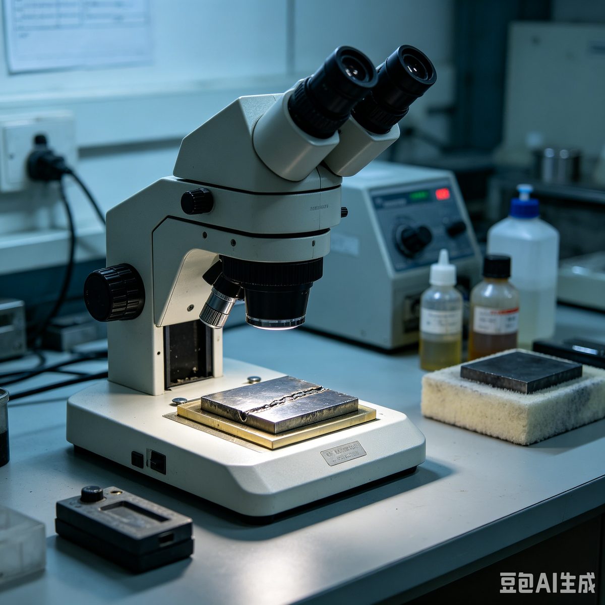 激光焊接试样金相切片制备，焊缝微观组织分析